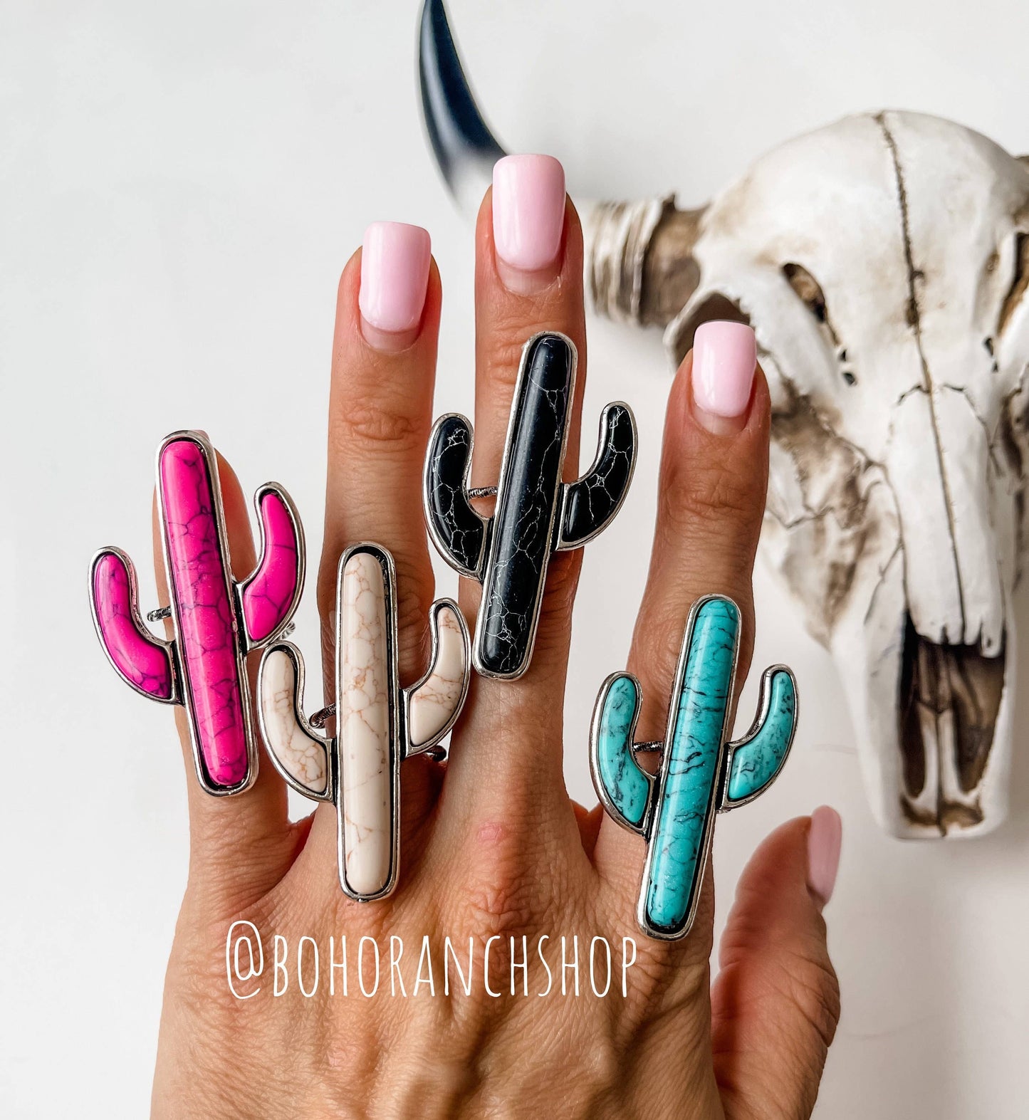 Western Statement Cactus Ring