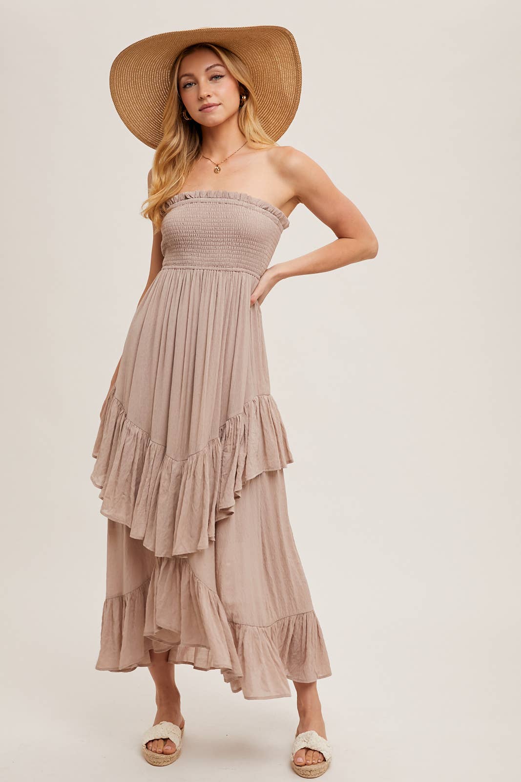Tiered Ruffle Boho Dress