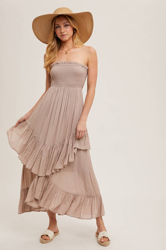Tiered Ruffle Boho Dress