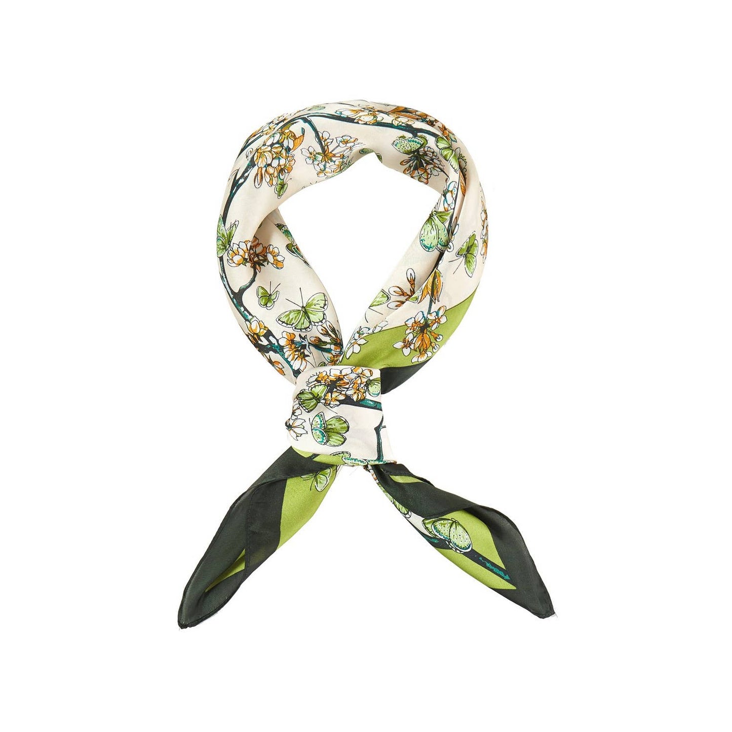 Flower With Butterfly Bandana