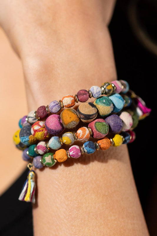 Beaded Tassel Bracelet