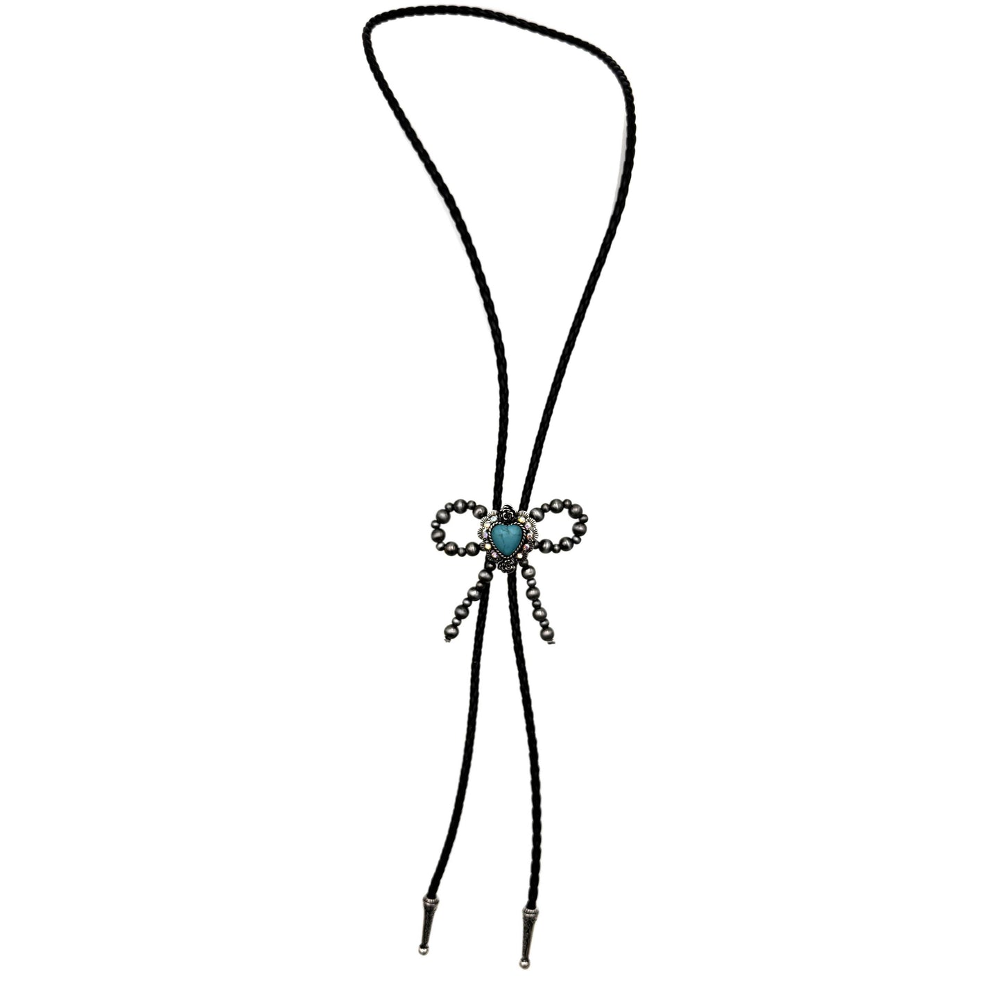 Western Ribbon Navajo Bolo Necklace