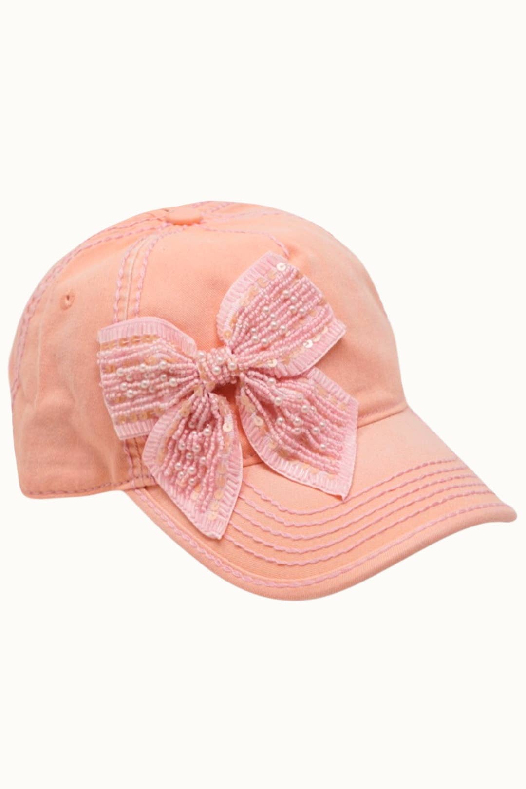 Bejeweled Bow red cap