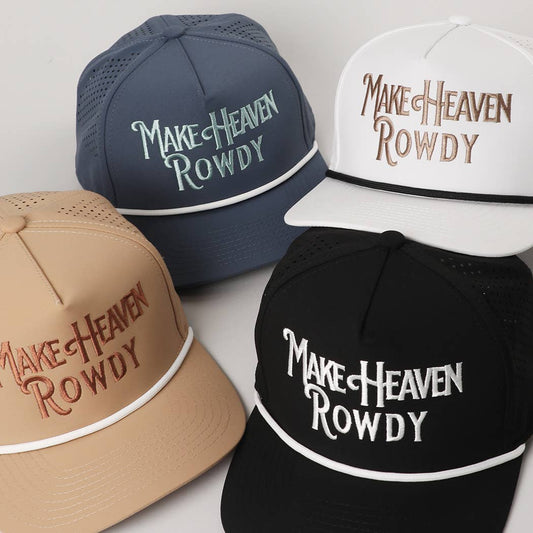 Make Heaven Rowdy Premium Materials Rope Strap Trucker Hat