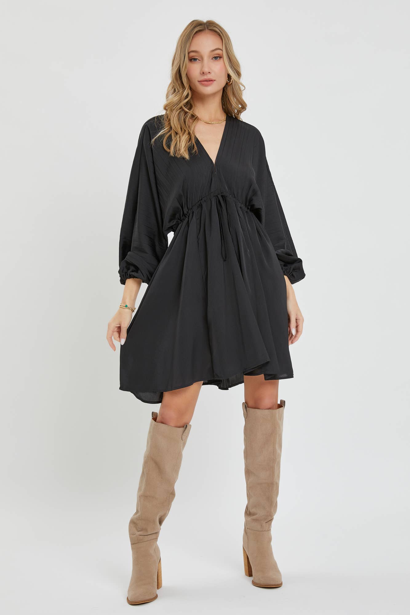 SATIN MINI DRESS