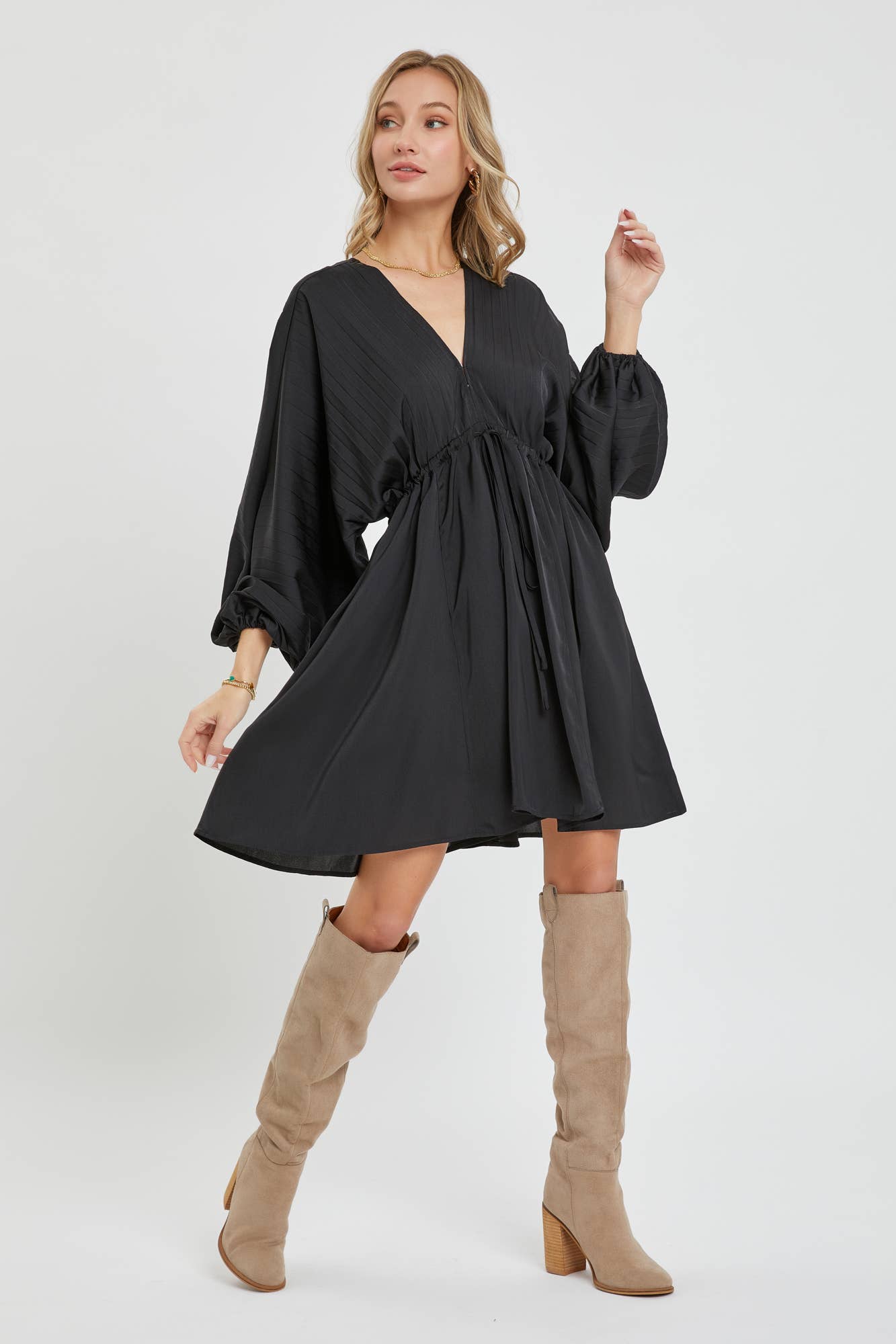 SATIN MINI DRESS