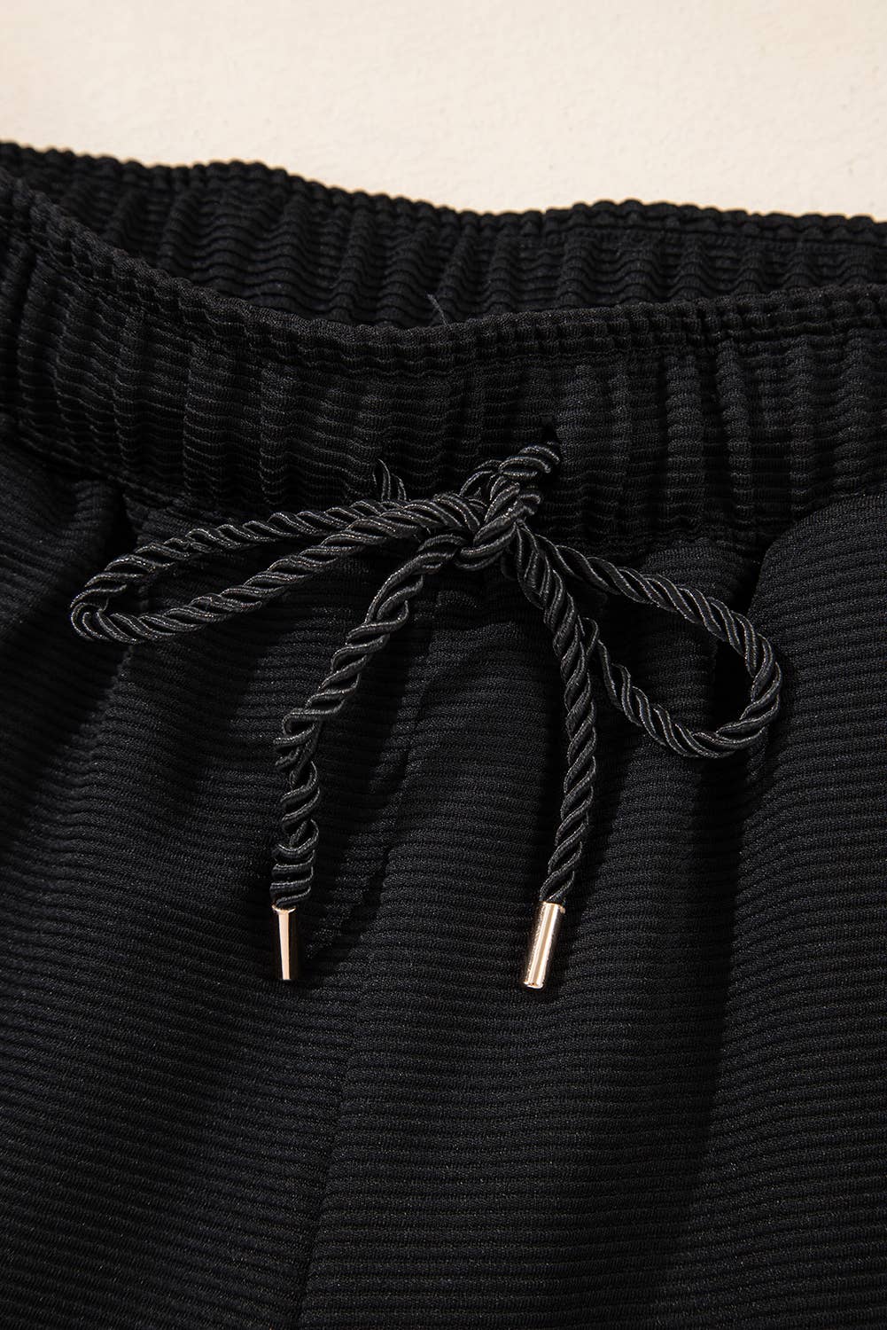 Textured Half Zip Pocket Lounge Set