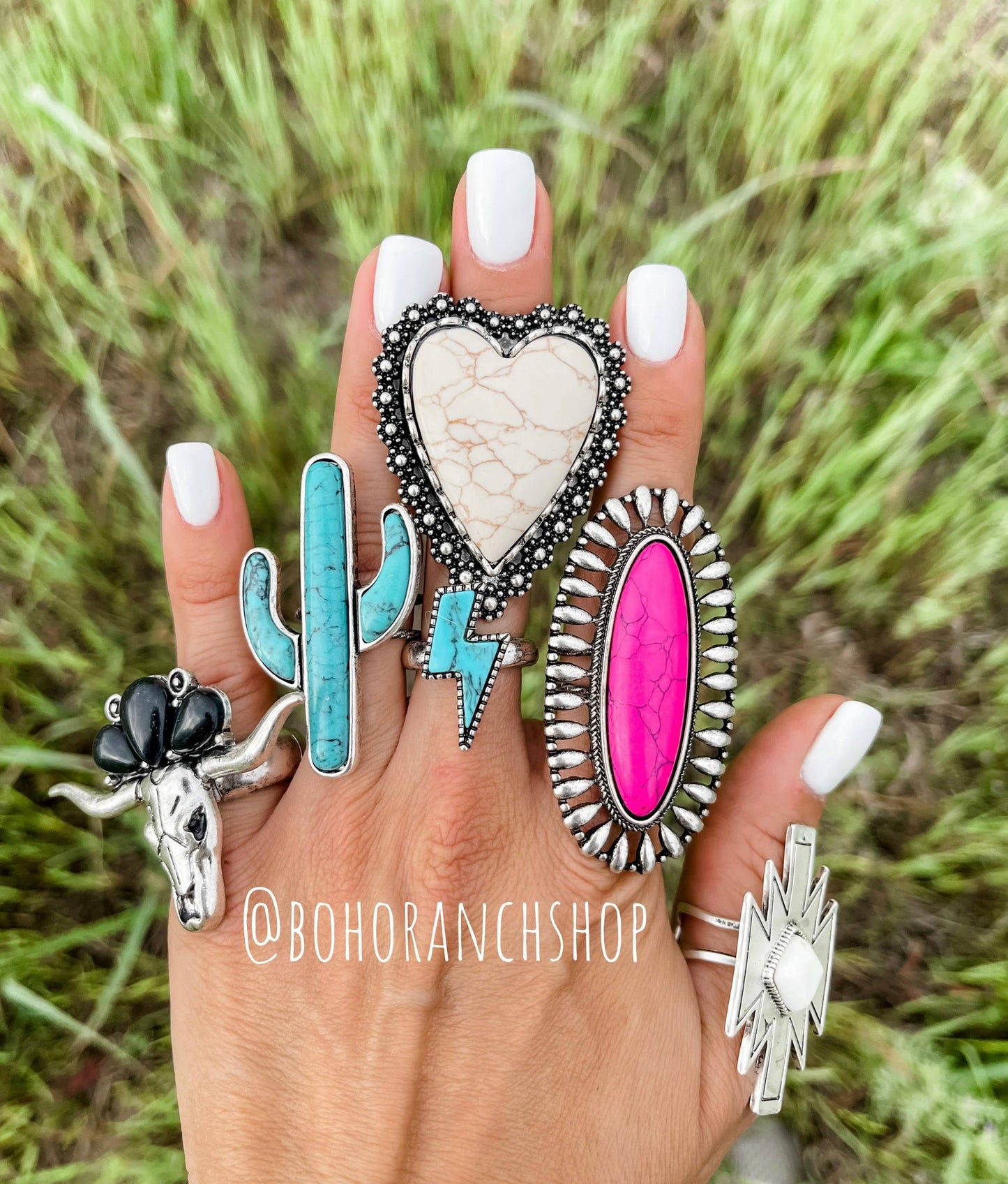 Western Statement Cactus Ring