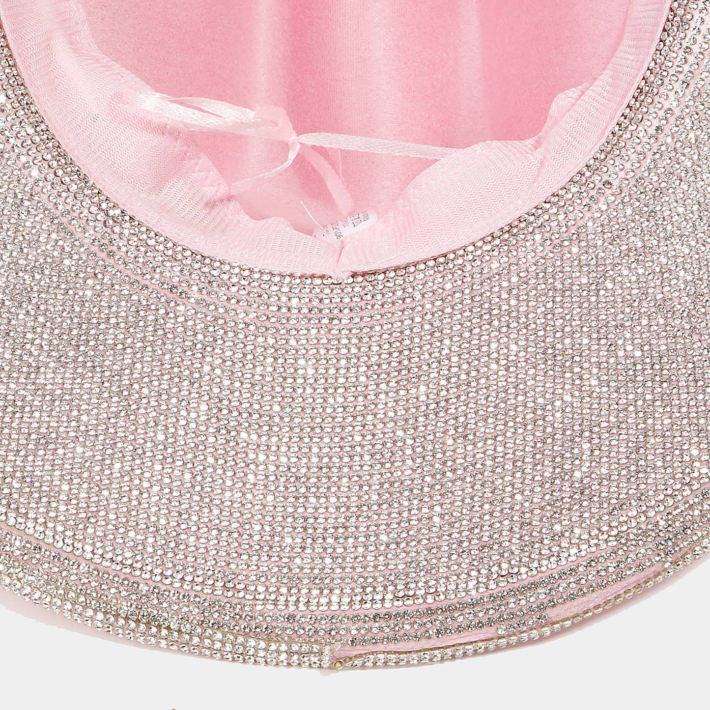 Pave Rhinestone Trim Cowboy Hat