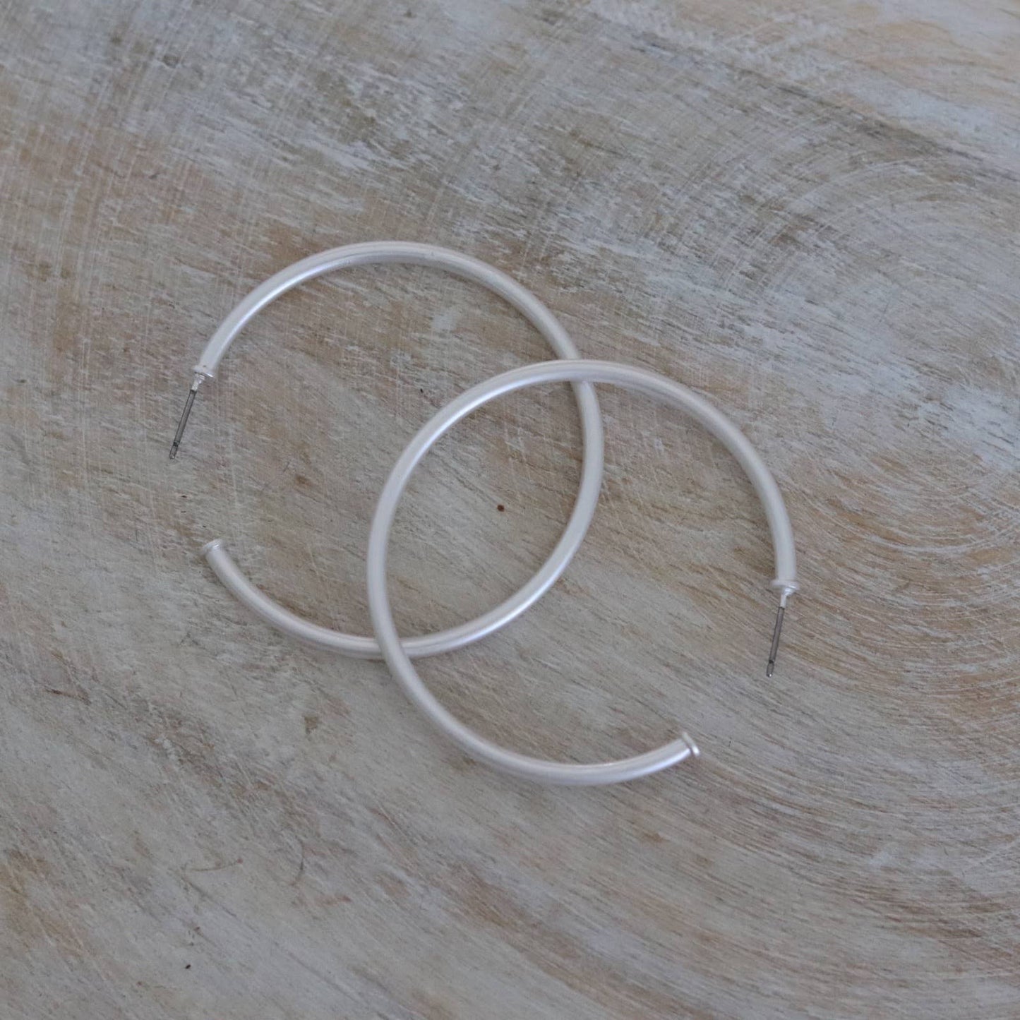 Skinny Everyday Silver Hoop