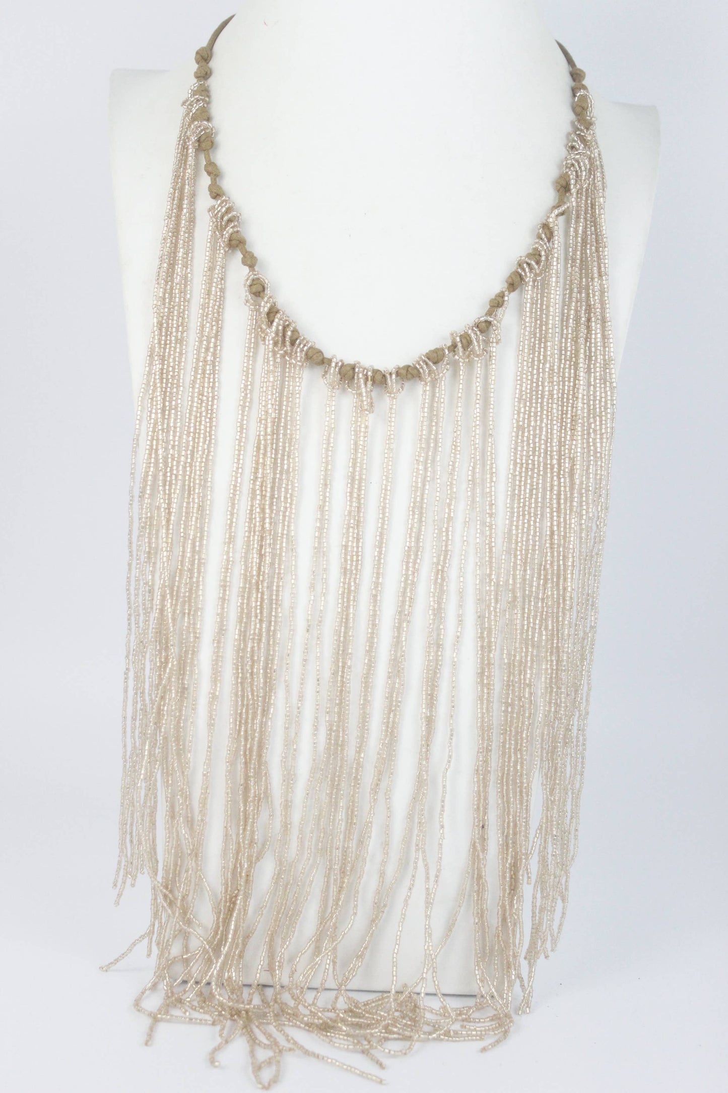 Bohemian Handmade Beads Long Tassel Necklace