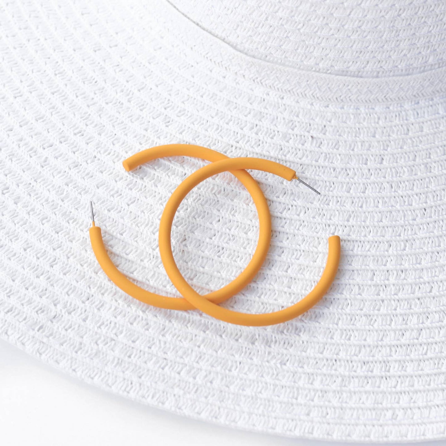 Large Skinny pink Hoop