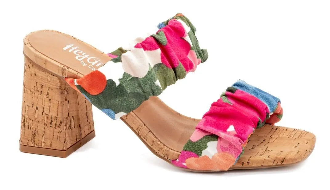 Tropic Like its Hot Floral Heels