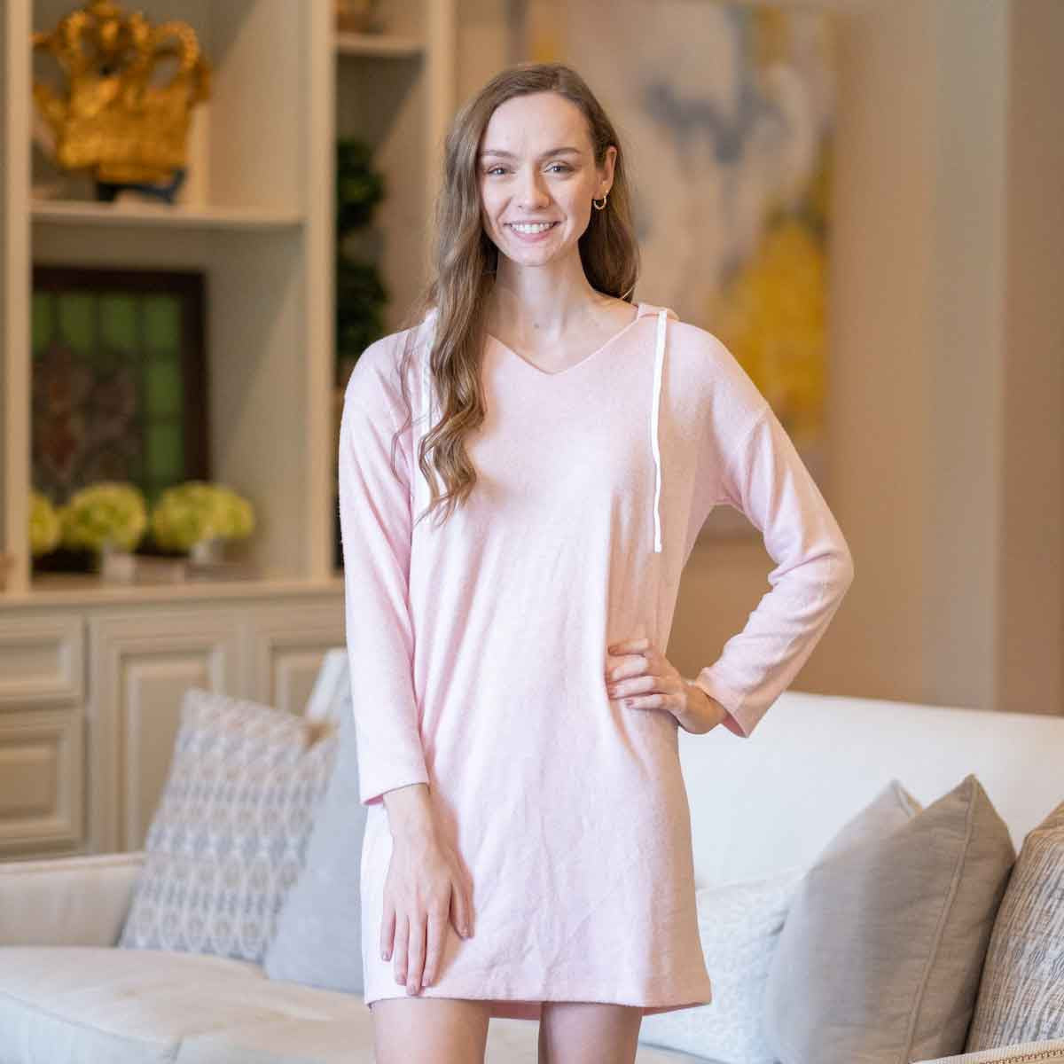 Lounge Dress in Light Pink