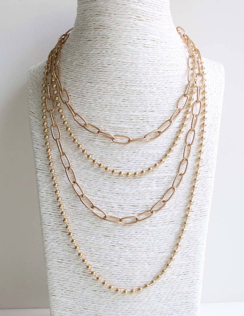 Alicia Gold Necklace