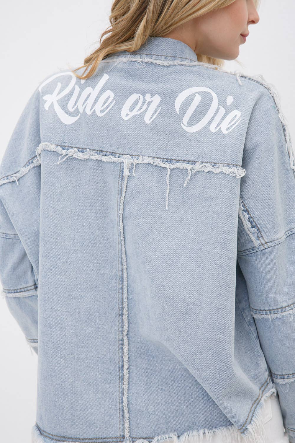 Ride or Die Denim Jacket