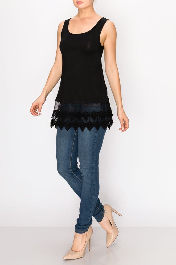 Stone Lace Top