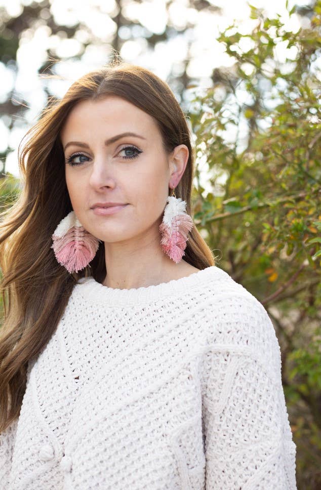 Earrings Macrame
