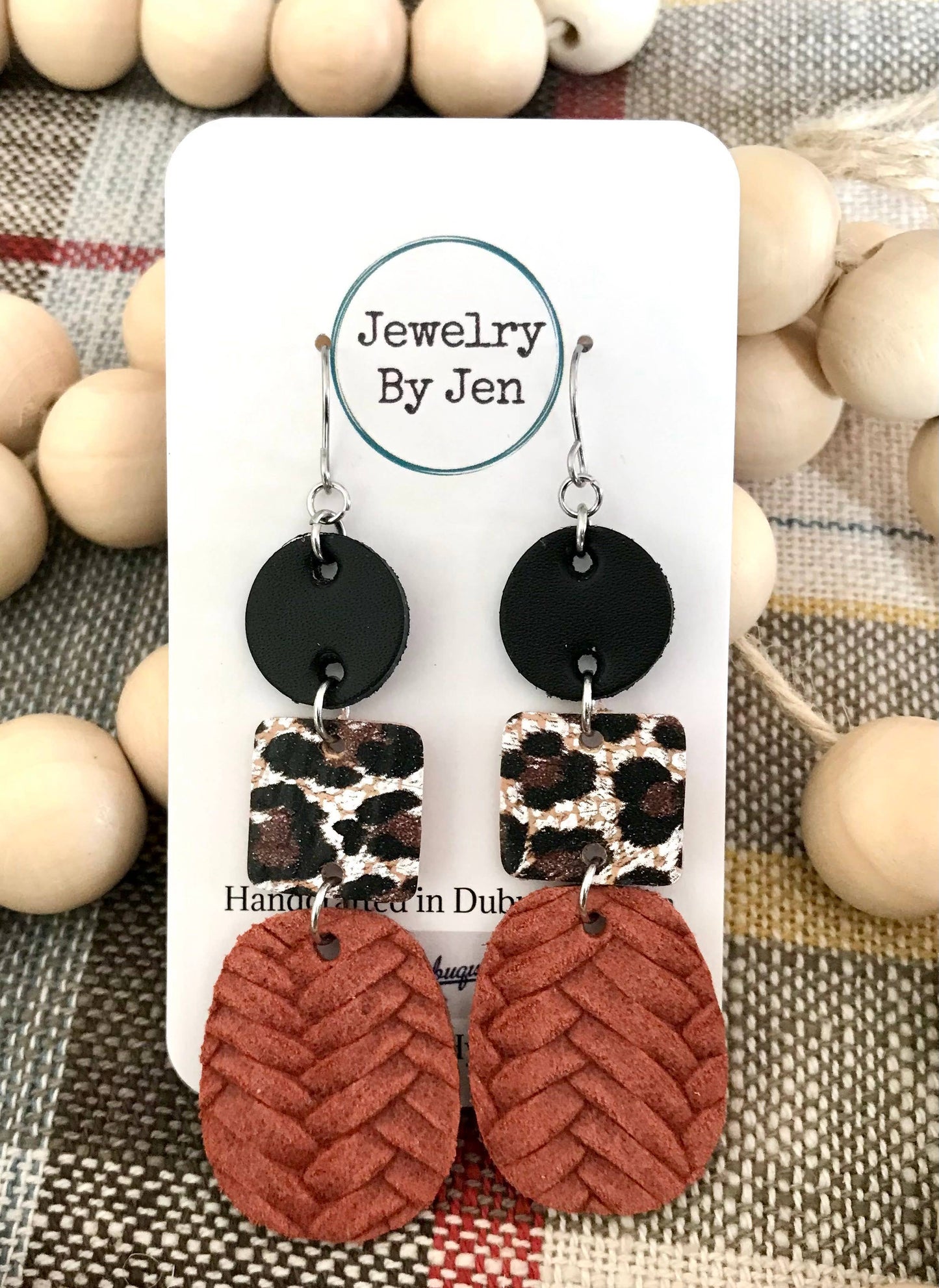 Black, Leopard & Rust