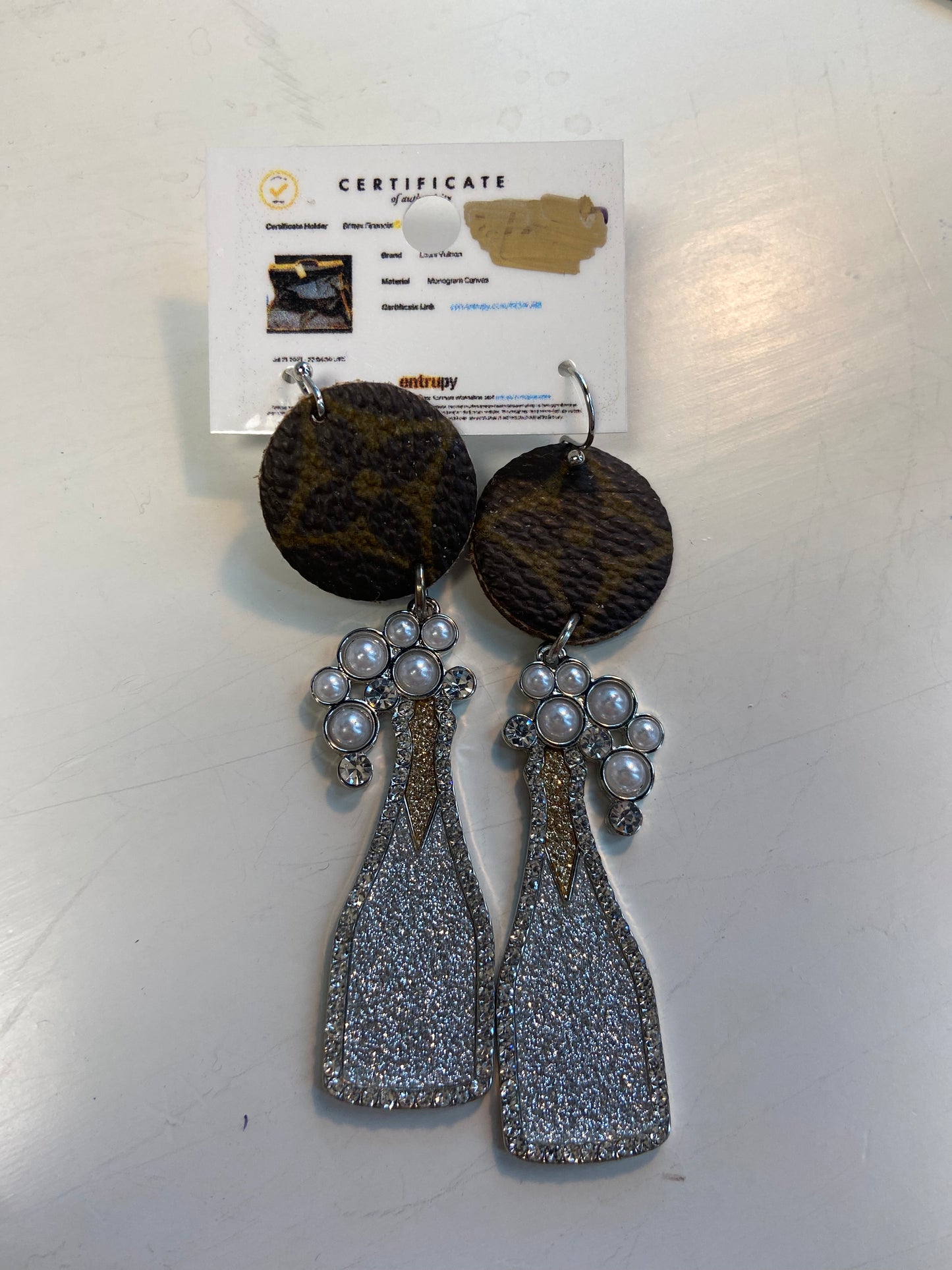 LV Champagne Bubbles Earrings