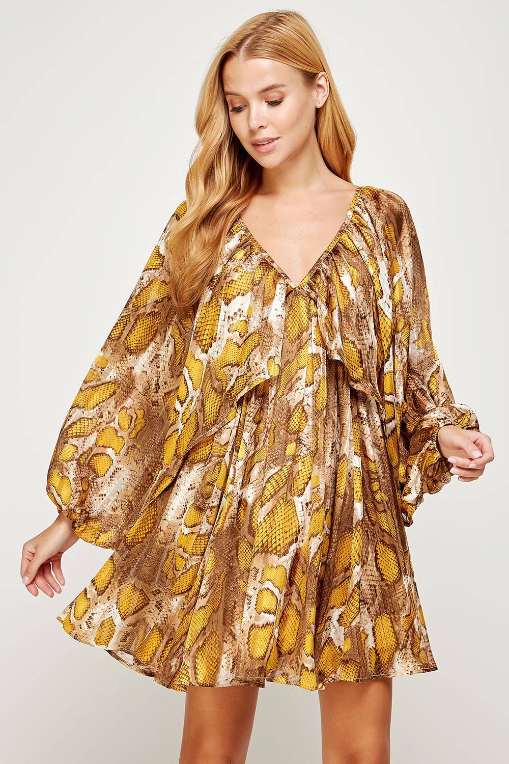 Someday Soon Animal Print Mini Dress