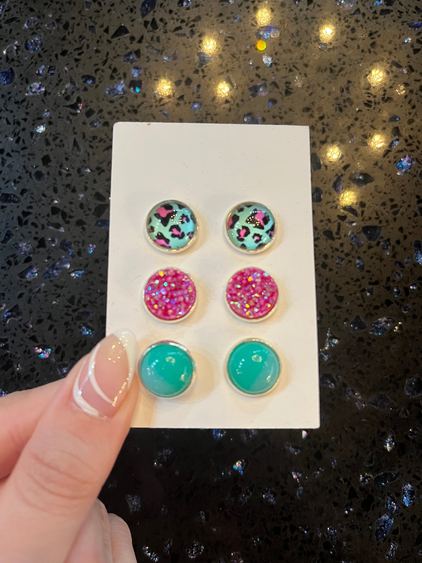Earrings Druzy