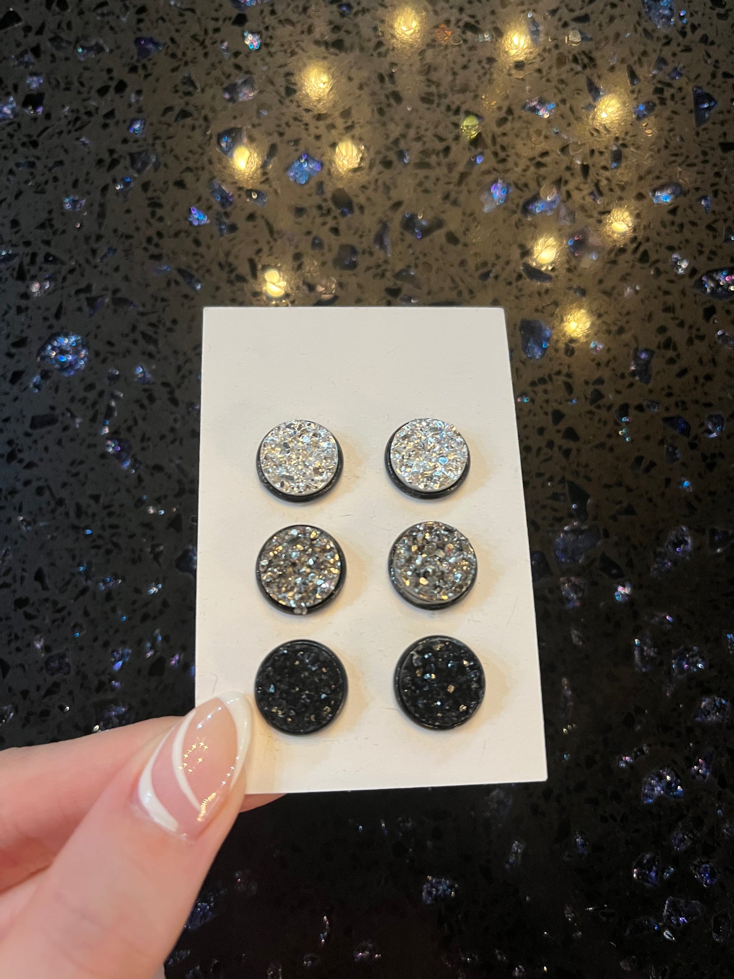 Earrings Druzy