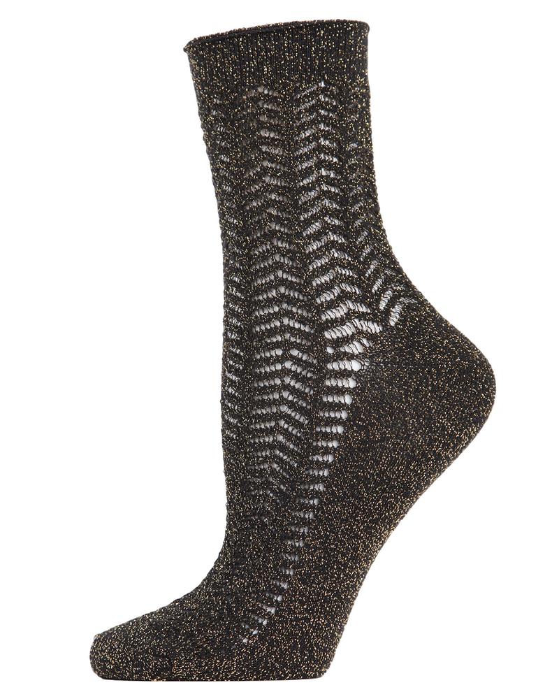 Sock-Ivy Metallic Anklet