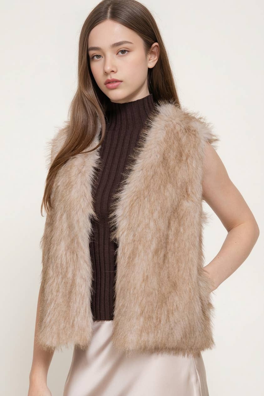 Faux Fur Vest