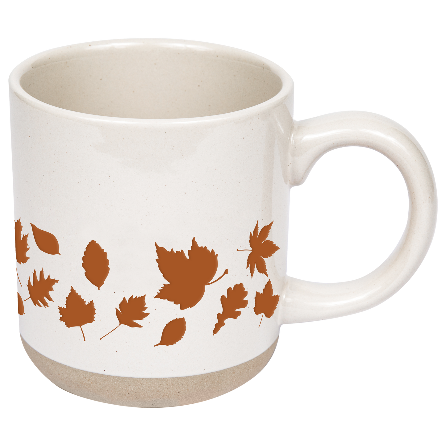 Fall Leaves Stoneware Coffee Mug