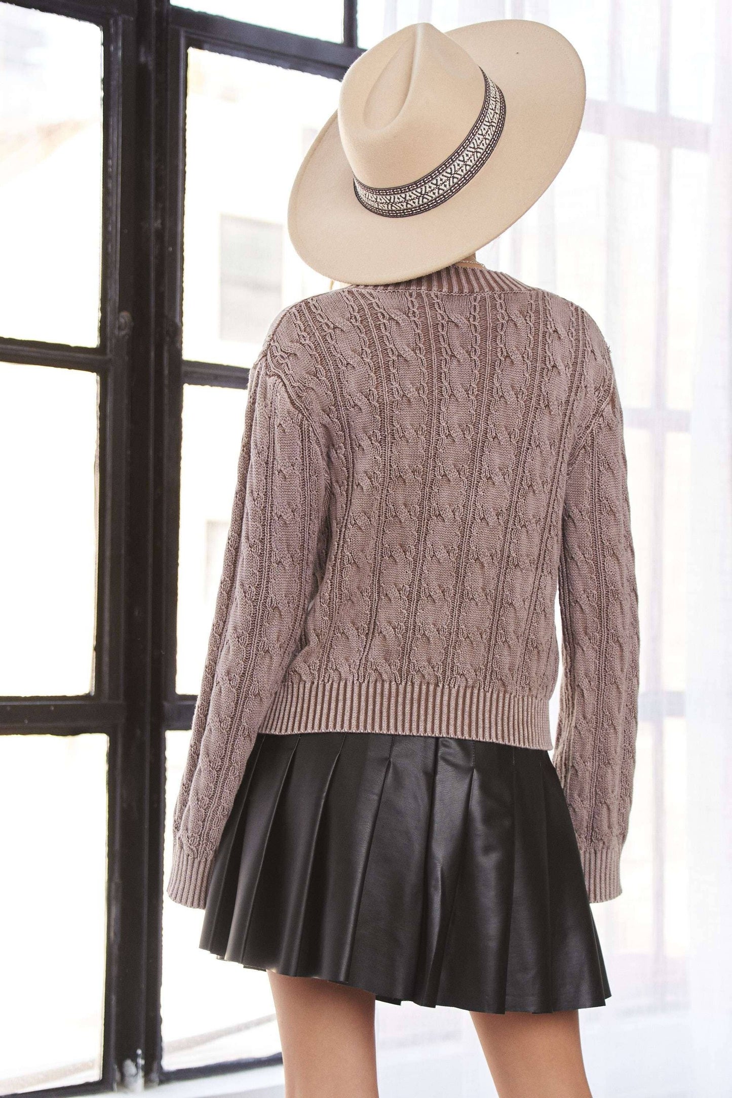 MINERAL WASHED SWEATER