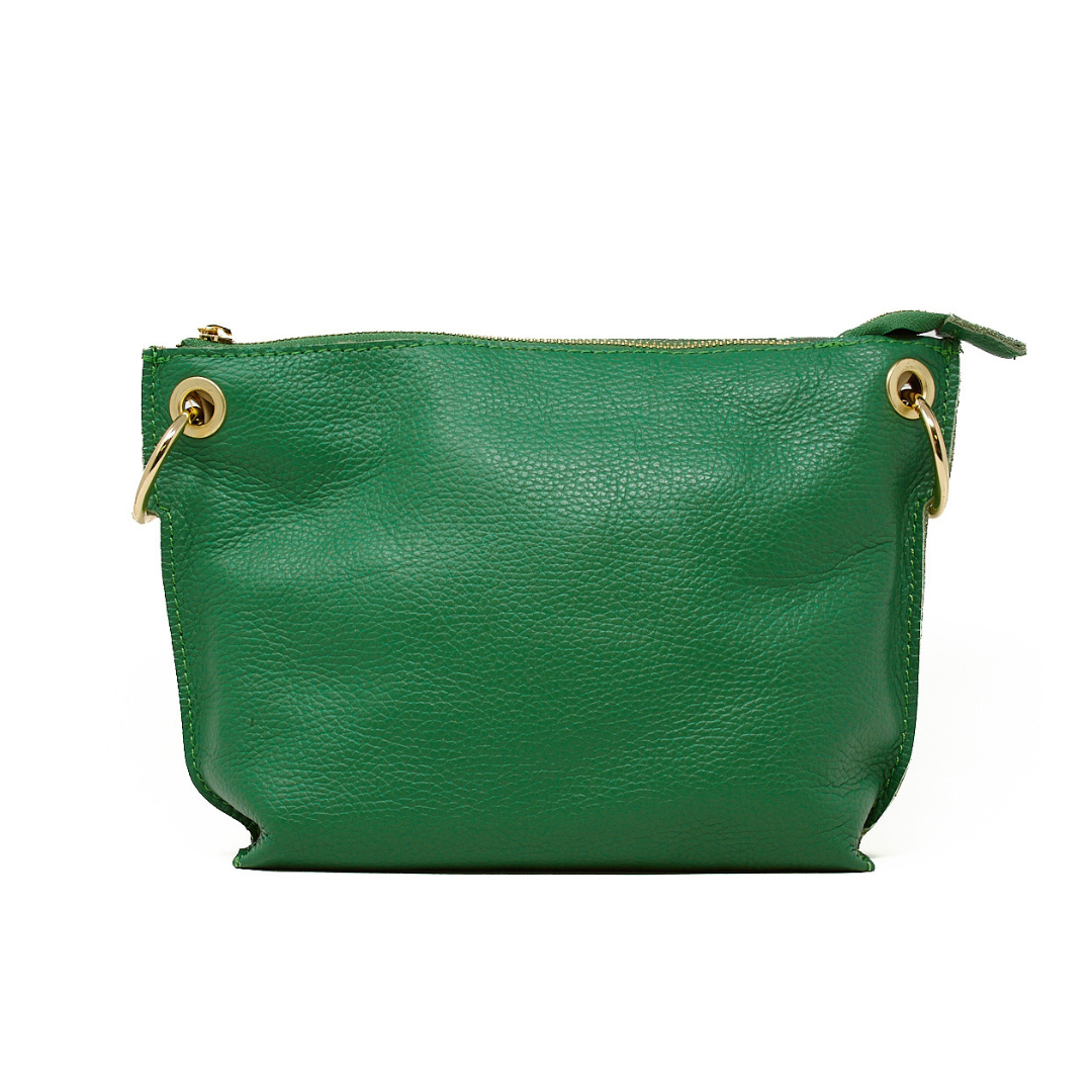 GENUINE ITALIAN LEATHER CROSSBODY BAG