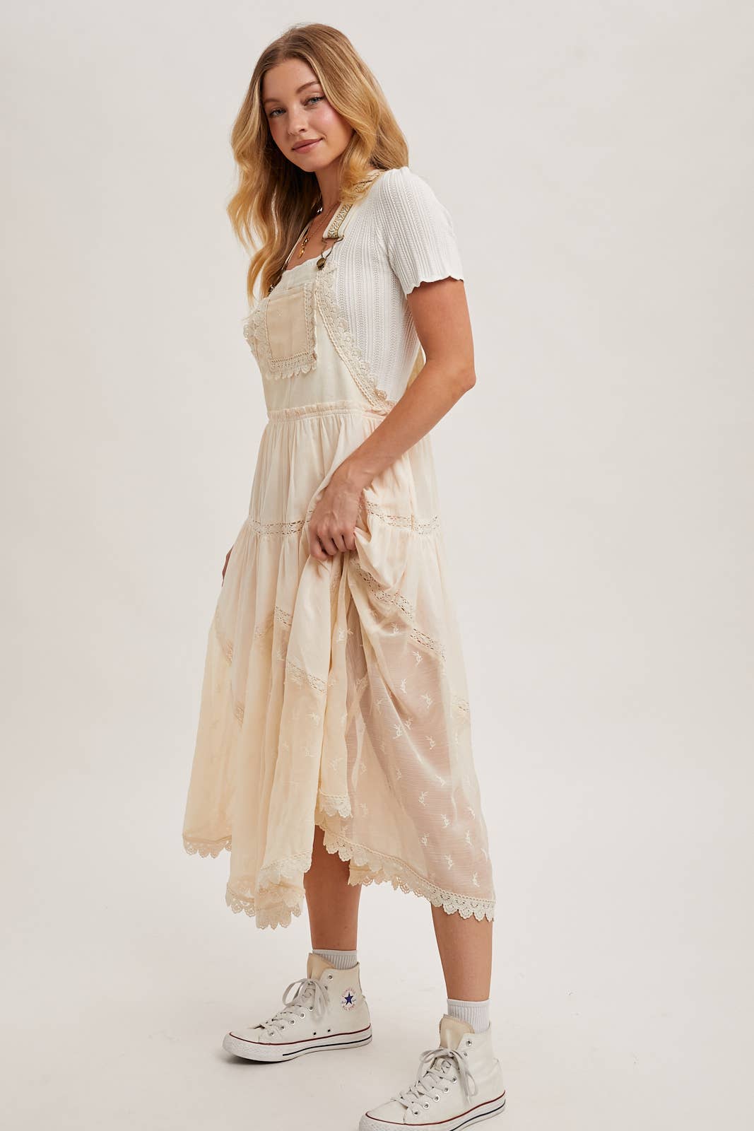 Ash LACE MAXI DRESS