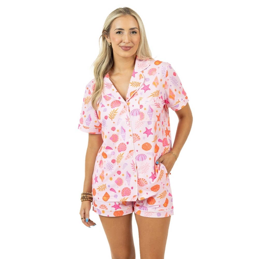 Beach Seashells Pajama Set