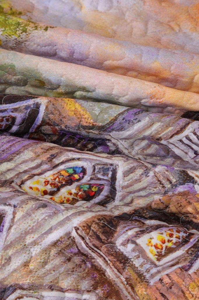 "Amazing Grace" Quilted Throw 50"x60"