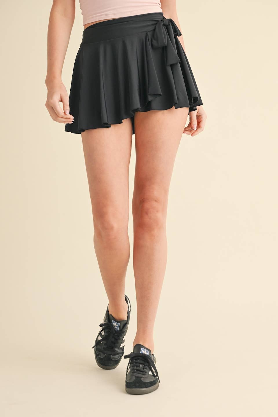Baby Pink Wrap Skort