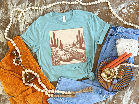 Western Pumpkins Fall Graphic Tee