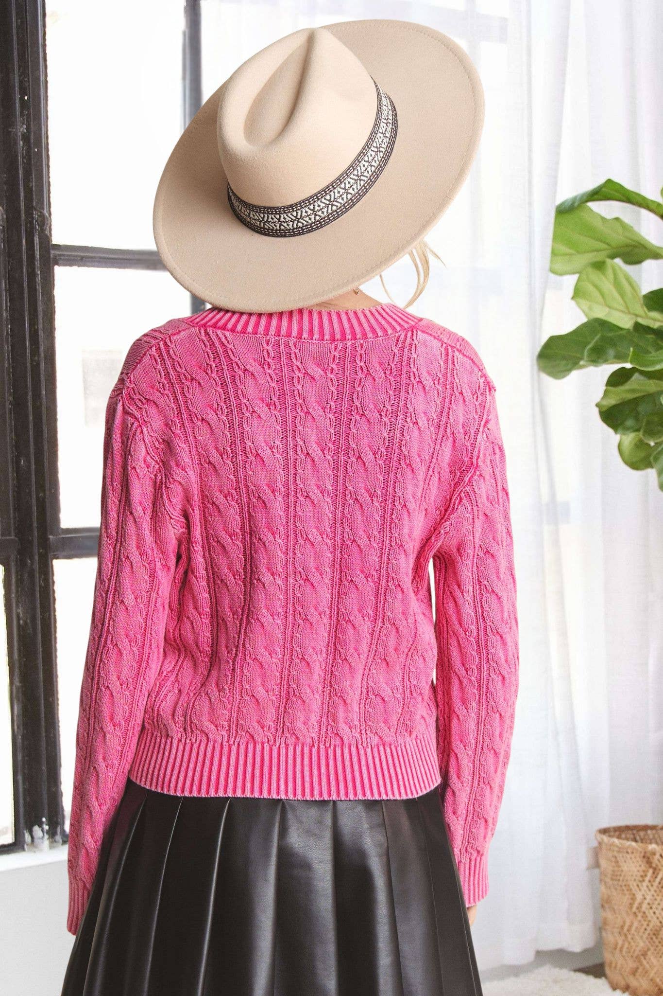 MINERAL WASHED SWEATER