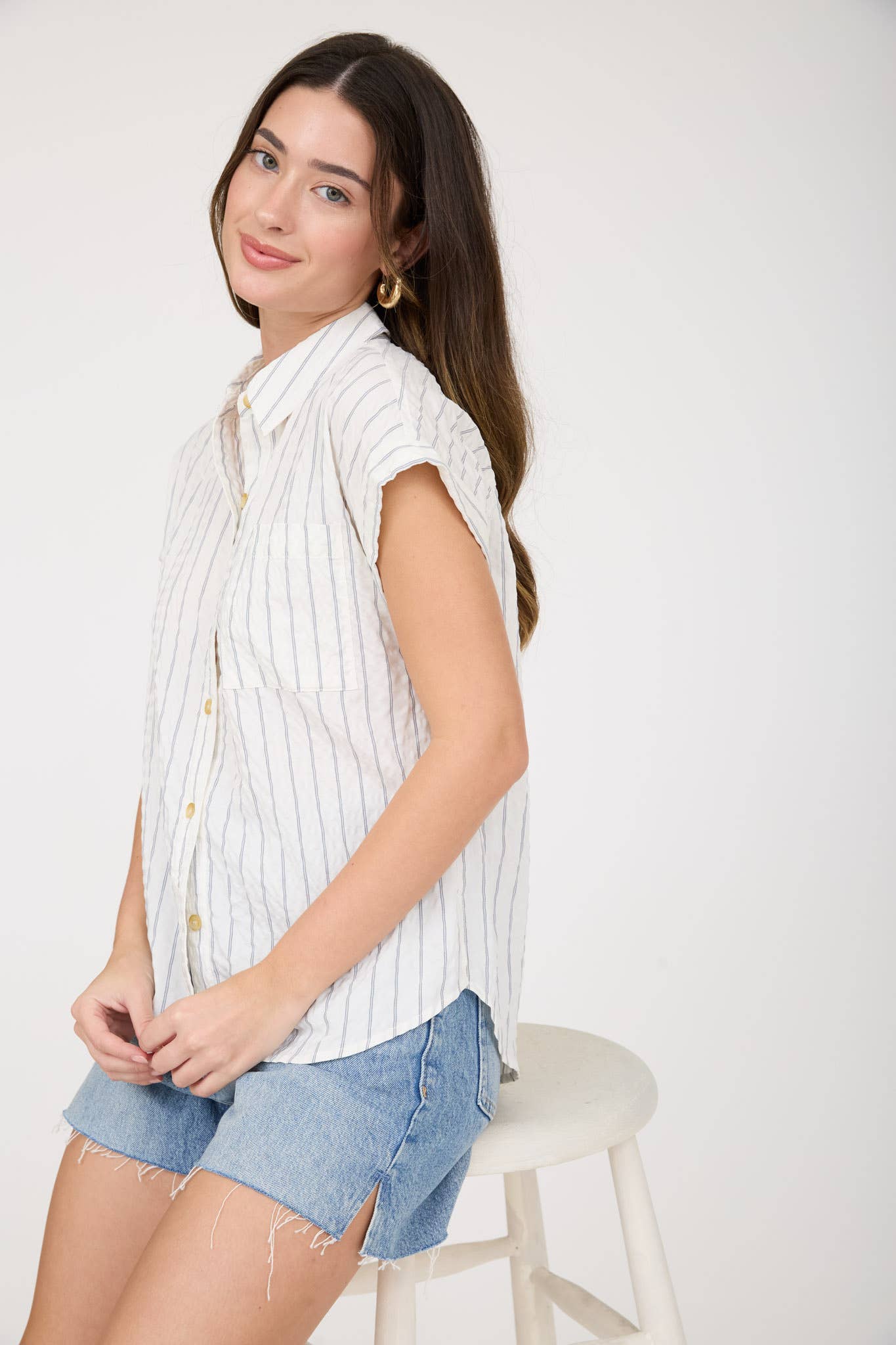 Khaki Button Up Shirt