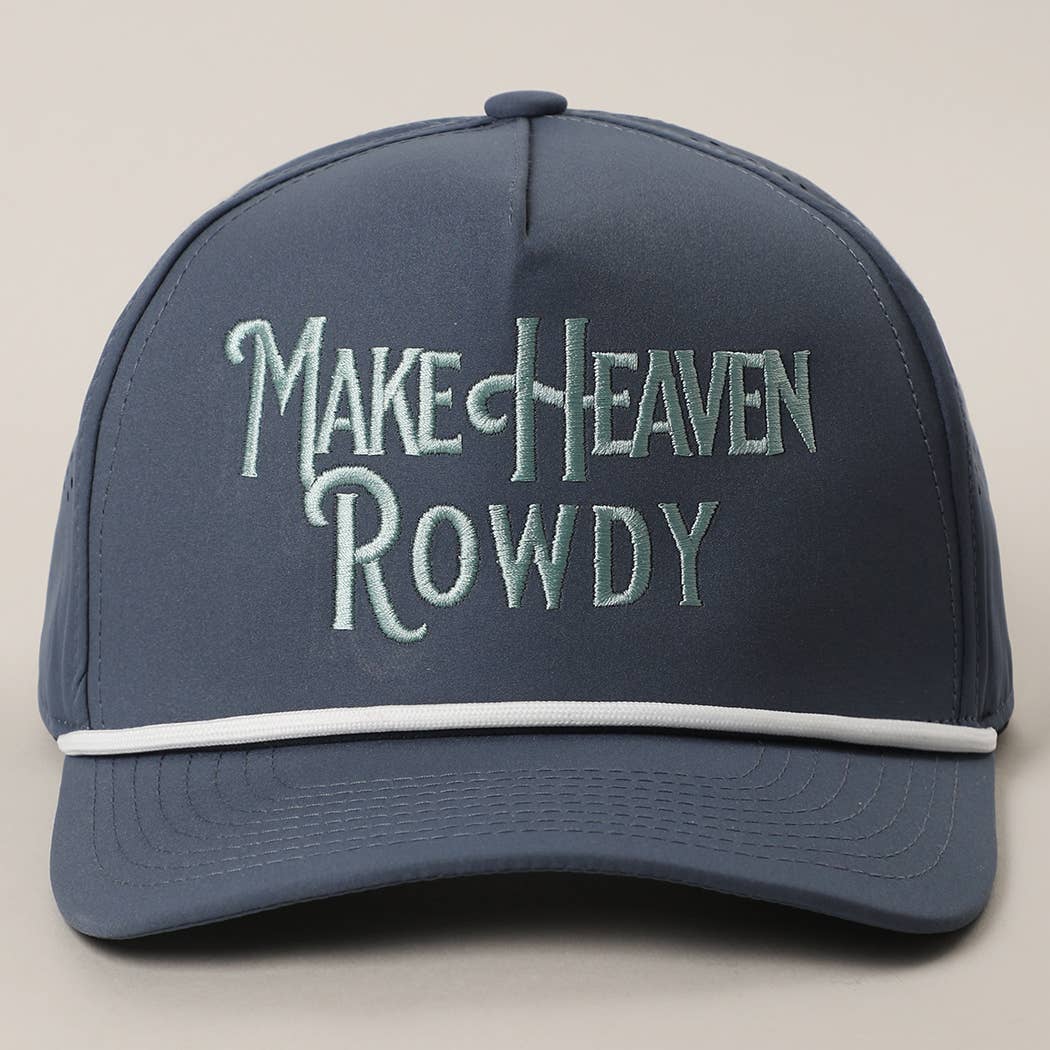 Make Heaven Rowdy Premium Materials Rope Strap Trucker Hat