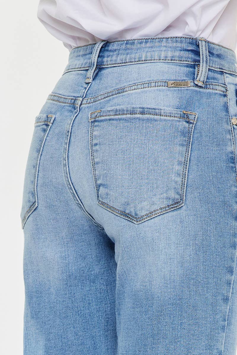 OPEN PACK HIGH RISE STRAIGHT JEANS-