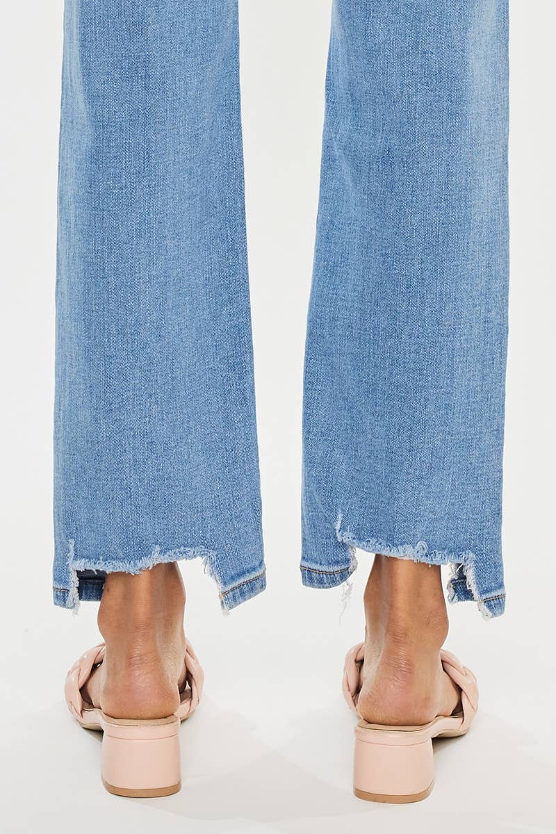 OPEN PACK HIGH RISE STRAIGHT JEANS-