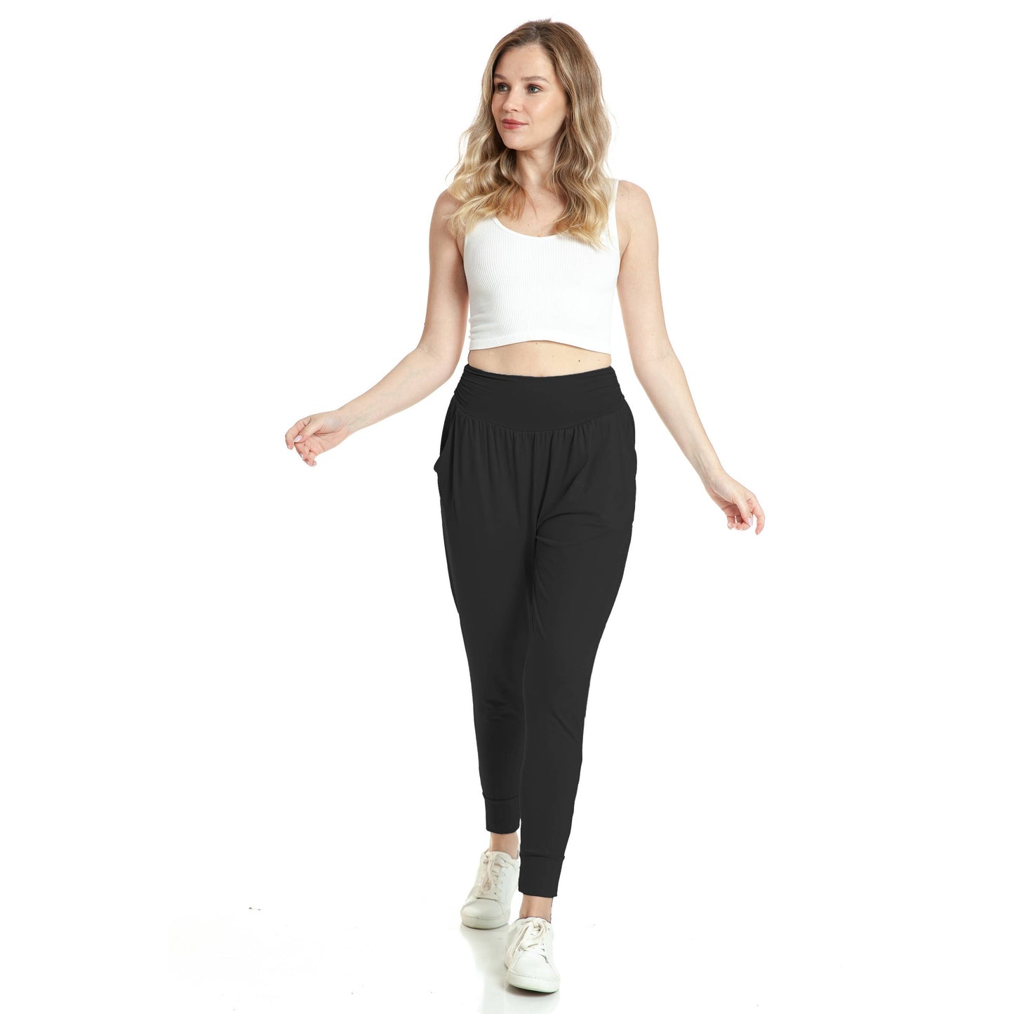 Solid Relaxed Fit Joggers