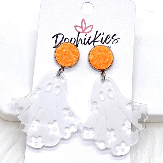 Groovy Ghost Dangles