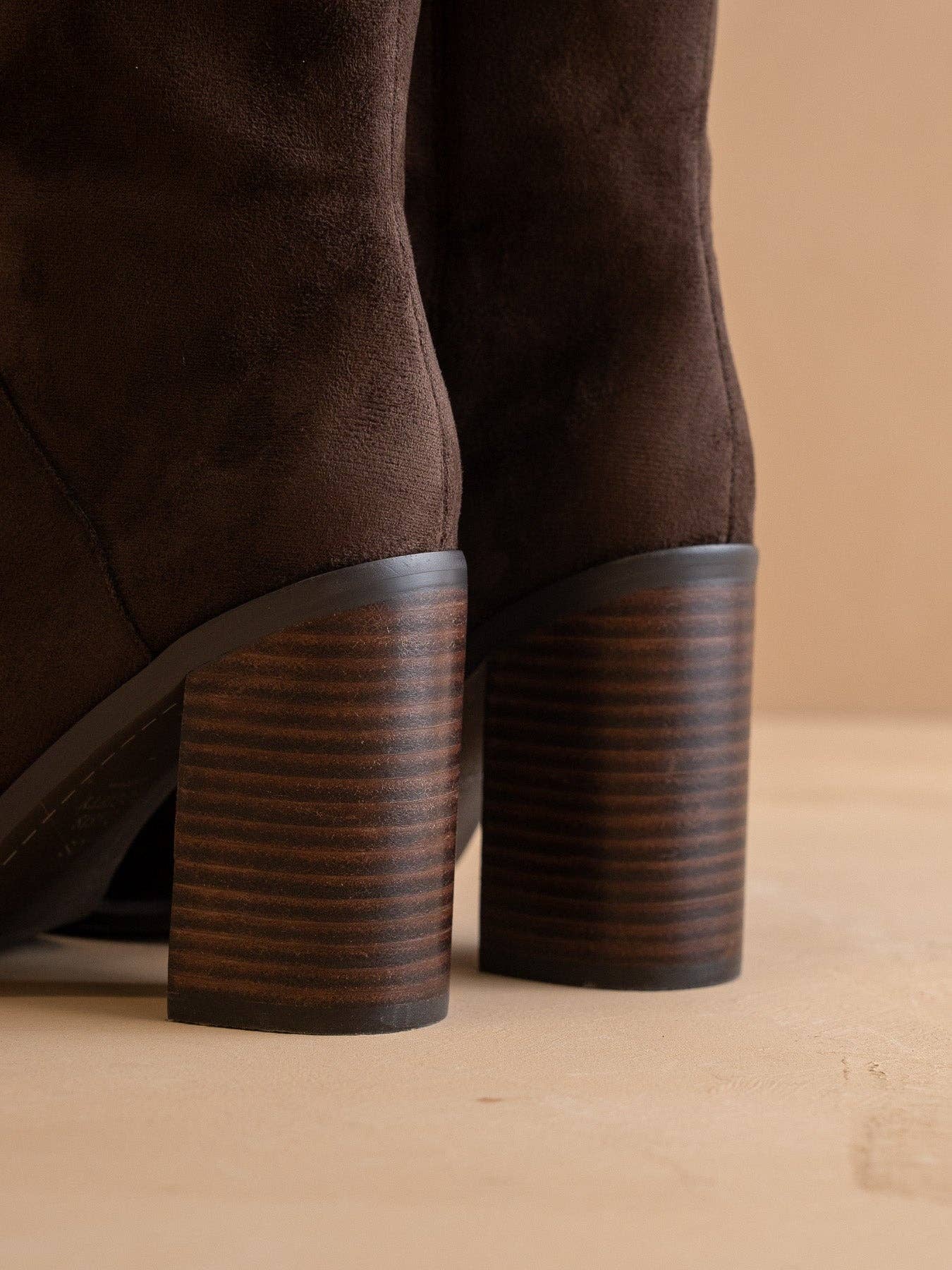 The Shiloh | Coffee Knee High Boot