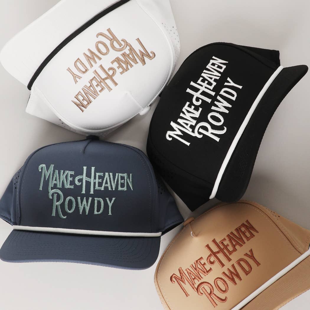 Make Heaven Rowdy Premium Materials Rope Strap Trucker Hat