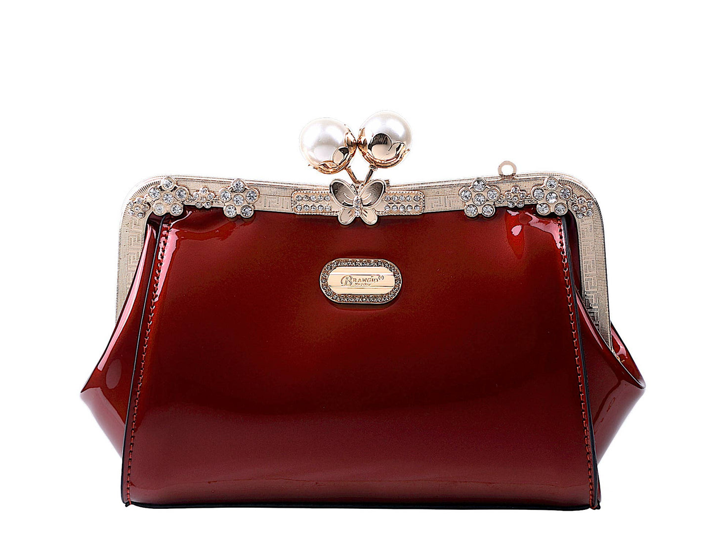 Brangio Opulent Satin Clutch & Evening Bag