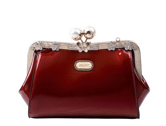 Brangio Opulent Satin Clutch & Evening Bag