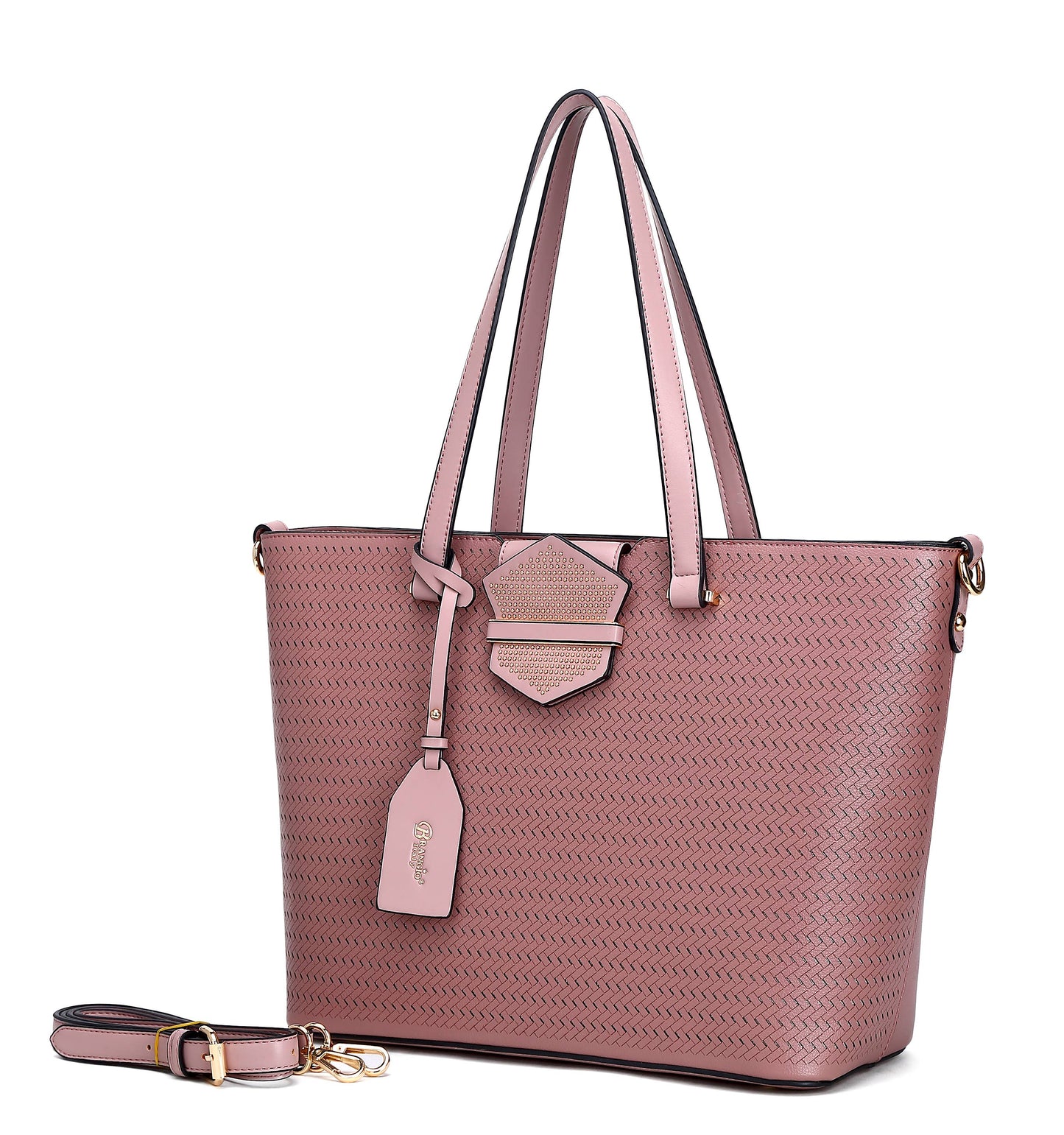 Brangio Italy Luxe Woven Tote Bag