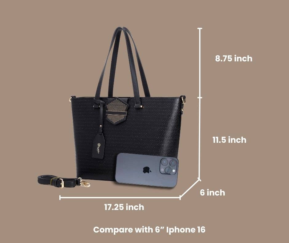 Brangio Italy Luxe Woven Tote Bag